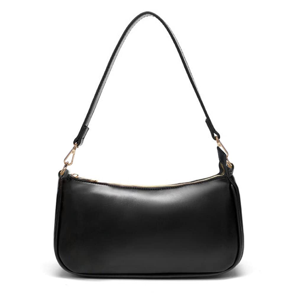 Retro Vegan Leather Shoulder Bag