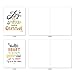 The Best Card Company - Variety Pack of 10 Assorted Blank All Occasions Notecards Box Set 4 x 5.12 Inch w/Envelopes Thank You, Men, Women (10 Designs, 1 Each) - Words of Appreciation M10019BK