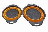 Strainers And Colanders -2 Collapsible Kitchen Colander/Strainer Set Of 2 Size(11.45