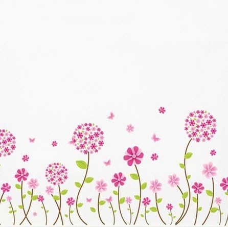 Pandora Flower Home Butterfly Borders Art Wall Paper Sticker Decal Kids Nursery Decor