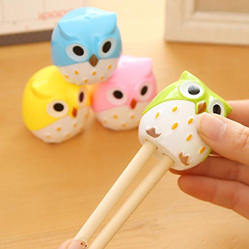 Luweki New Cute Lovely Owl Pattern Pencil Sharpener School Kid Favorite Beautiful