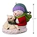 Hallmark Keepsake Christmas Ornament 2018 Year Dated, Snowman and Lamb Snow Buddies Series #21