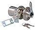 Valterra L32CS000 Knob/Lever Stainless Lockset with 1-Piece Latch housing with 1/2 Inch Latch Bolt, (Pack of 1)