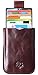 RFID Leather Minimalist Slim Wallets - Credit Card Holder Front Pocket Wallet for Men Women Brown