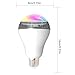 Bluetooth Speaker Portable Light Bulb E27 Base Smart Audio Music Speaker RGB Lamp For iPhone Color Changing Dimmable Indoor Outdoor for Party Bar Club Celebration Bedroom Dinning Room