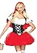 Leg Avenue Women's Racy Red Riding Hood Costume, Red/Black, Small/Medium
