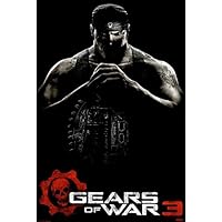 Yilooom Gears of War 3 Marcus Fenix Stare Guns Xbox 360 Video Game Poster - 24x36