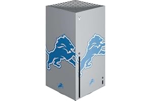 Skinit Decal Gaming Skin Compatible with Xbox Series X Console - Officially Licensed NFL Detroit Lions Large Logo Design