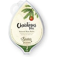 Christmas Tree All Natural Soy Wax Melts - 1 Highly Scented 3 Oz. Bar - Made with Responsibly Sourced Soy and Essential Fragrance Oils - Phthalate & Paraffin Free, Vegan, Non-Toxic