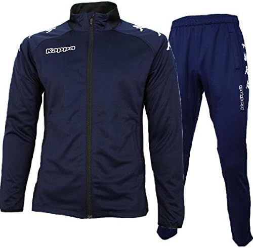 Amazon カッパ Kappa トレーニング サッカー ジャージ 上下 Kf812kt11 Kf812kb11 Nv ネイビー フィットネス トレーニング スウェット パーカー 通販