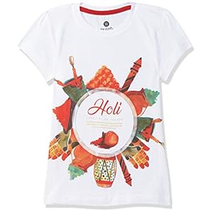 Clotth Theory Kid’s Checkered Regular T-Shirt (CTHOG011_White01 12-13 Years)