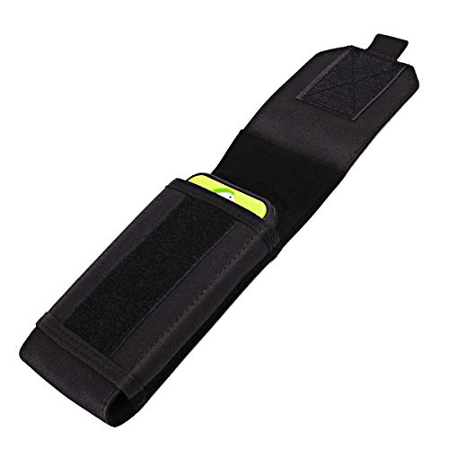 IronSeals Tactical MOLLE Pouch, Universal Mobile Phone Belt Pouch EDC Pouch Belt Loops Waist Bag for iPhone X/8P/8/7P/7/6, Samsung Note8/5, Galaxy S9+/S9/S8+/S8/S7/S6/S10/S10+ - Size L