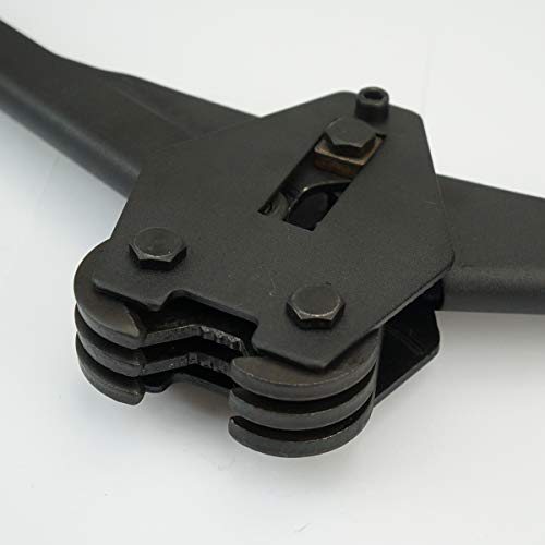 SexyRobot Strapping Sealer for Both Poly & Polyester Strap, Strength Saving Heavy Duty Manual Banding Tool for 1/2" - 3/4" Width Plastic Strap, 20" Long Handle T03