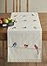 Maison d' Hermine Table Runner 100% Cotton Double Layer Table Runners 108 inches Long Decorative for Home Kitchen Dining Party Wedding Bridal Shower Spring Summer (Birdies On Wire, 14.50