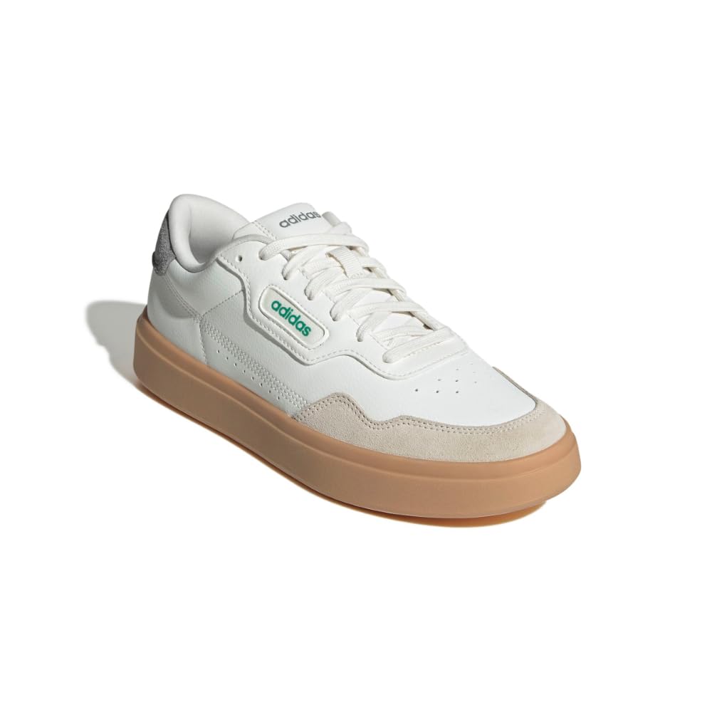 Adidas Men’s Park Street 2.0, White/Court Green/Gum, 5