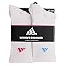 adidas Women's Athletic Cushioned Crew Socks with Arch Compression (6-Pair)