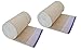 Premium Elastic Bandage Wrap (4” Wide, 2 Pack) - Nexskin Latex Free Athletic/Medical Compression Bandages Hook & Loop Fasteners at Both Ends - Lifetime Washable & Reusable Bandages
