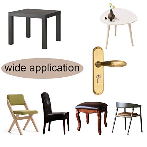 LZYMSZ 32 Pack Chair Leg Wood Floor Protectors,Silicone Floor Protector Table Feet Covers,Square Chair Leg Caps with Felt Pads,Chair Feet Glides Furniture Carpet Saver