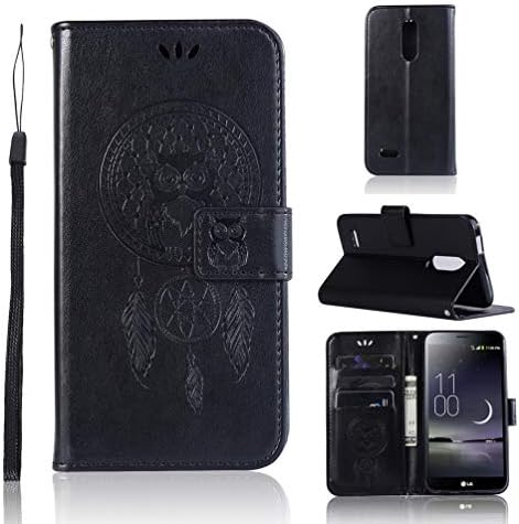 LG Aristo Case Wallet, LG Aristo 2 Case for LG Aristo 2 Plus/LG Tribute Dynasty/LG Fortune/LG Fortune 2/LG Phoenix 3/LG K8 2017/LG Risio 2/LG Risio 3/LG Rebel 2/LG Zone 4/LG K8 Plus/LG K8 2018 - Black
