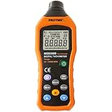 MS6208B Non-contact Digital Tachometer, Laser Photo 50 - 99,999 RPM High precision Tester with Max/Min/AVG Backlight Data Hold Functions