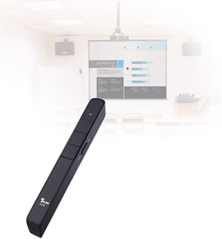 Wireles Presenter Telmu PowerPoint Clicker RF 2.4GHz PPT Presentation Pointer Remote Control  Wireless range up to 100M for Windows, IOS