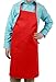KNG Kids Cooking Apron for Girls and Boys Small, Red