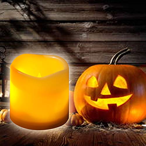 iZAN Outdoor Indoor Flameless Candles with Timer Waterproof Plastic