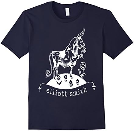 Mens Elliott smith Tshirt Small Navy