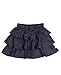 RuffleButts Infant / Toddler Girls Ruffled Denim Bow Skirt
