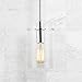 Chrome Pendant Lights Kitchen Island - Medium Clear Glass Pendant Light Fixture
