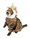 Pet Krewe Unicorn Costume for Dogs & Cats | Unicorn Hat with Metallic Silver Horn & Colorful Mane | Small Pet Costume