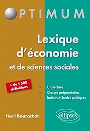Lexique d'économie et de sciences sociales