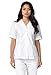Adar Universal Lapel Collar Nurse Top - 605 - White - XL
