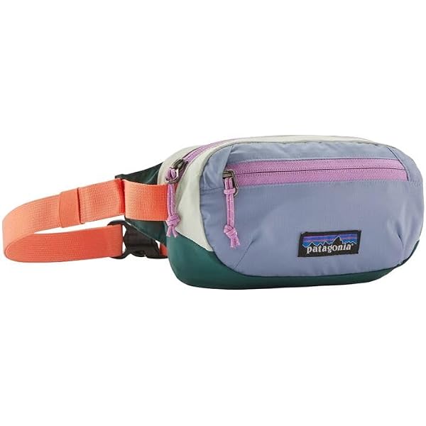 PATAGONIA MINI HIP PACK ULTRALIGHT BLACK FURO 1L, Verde Nouveau