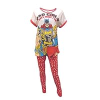 Get Wivvit Justice League Bad Girls Ladies Pajamas, Large