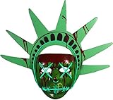 Trick or Treat Studios The Purge: Election Year Lady Liberty Light Up Mask, Officially Licensed