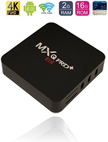 SeekEdge 2018 Android TV Box with 64Bit Amlogic S905X Ouad-core CPU 2GB Ram+16GB Rom EMMC and Supporting 4K (60Hz) Full HD/H.265/2.4G+5G Dual-Band WiFi/100M lan