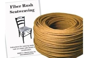 Fiber Rush KIT 5/32 Kraft Brown with instruction booklet