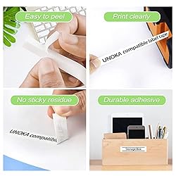 UNOKA Compatible for DYMO White Paper Label Maker