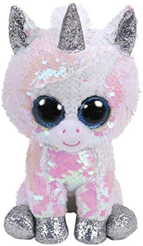 Ty Beanie Flippables New 6" Diamond The Unicorn, Perfect Plush!