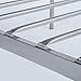SimLife Stable Frame Size 6 Legs Two Headboards Mattress Foundation Steel Platform Bed Box Spring Replacement (Twin, Silver),