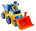 WolVol 3-in-1 Construction Bulldozer Dump Excavator Take-A-Part Truck Toy with Drill and Tools, Lights and Music, Bump and Go Action
