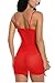 Avidlove Women Lingeries Embroidery Babydoll Lace Outfits Transparent Chemises Red XXL