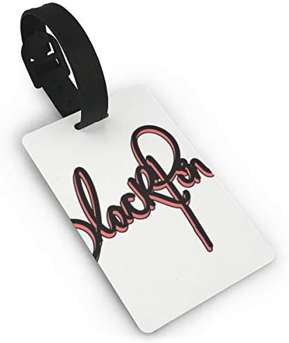 2 Pack Luggage Tags, Blackpink ID Identifier Tag Labels For Suitcase Bag Accessories