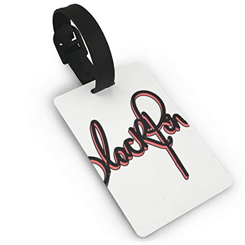 2 Pack Luggage Tags, Blackpink ID Identifier Tag Labels For Suitcase Bag Accessories