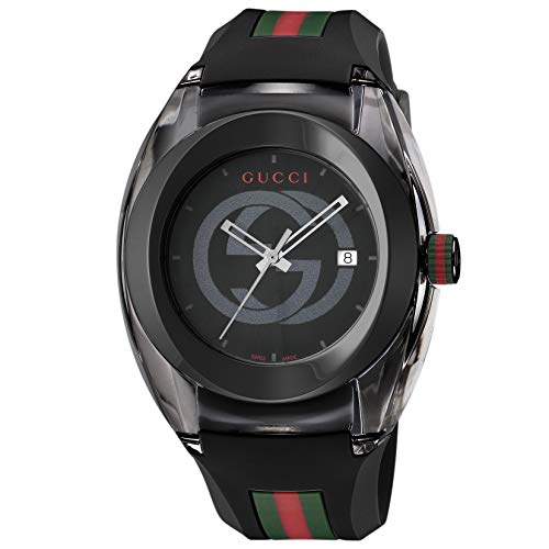 Gucci Sync Men's Wristwatch, Black, Watch Black Dial in Oman Whizz Wrist  Watches