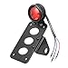 Amazicha LED License Plate Holder Stop Running Tail Lights Taillight Side Mount for Harley Motorcycle Bobber Chopper