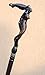 Hand Carved Unique Walking Cane for Men - Goddess - Fancy Wooden Walking Stick Stylish Wood Canes (Caramel)
