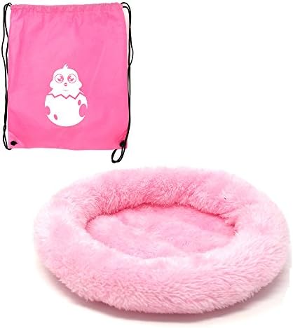 The Hatchery Nest Accessory Pack for Hatchimals - Pink Bed for Nesting and Matching Pink Drawstring Backpack That Can Carry Hatchimal Egg and Hatchimal Nest