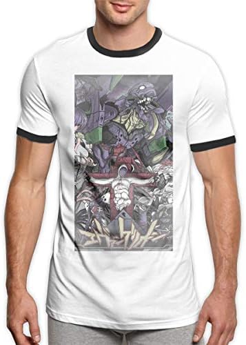 Neon Genesis Evangelion Shirt T-Shirt Contrast T-Shirt Men's T-Shirt Stylish Comfortable Breathable Youthful